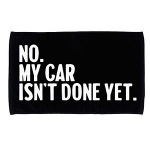 Auto Mechanic Garage Joke For Car Guy Lover Racer Enthusiast Microfiber Hand Towel