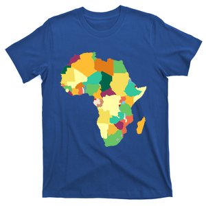 African Map Gift American Gift Beautiful Black History Blm Cool Gift T-Shirt