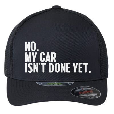 Auto Mechanic Garage Joke For Car Guy Lover Racer Enthusiast Flexfit Unipanel Trucker Cap