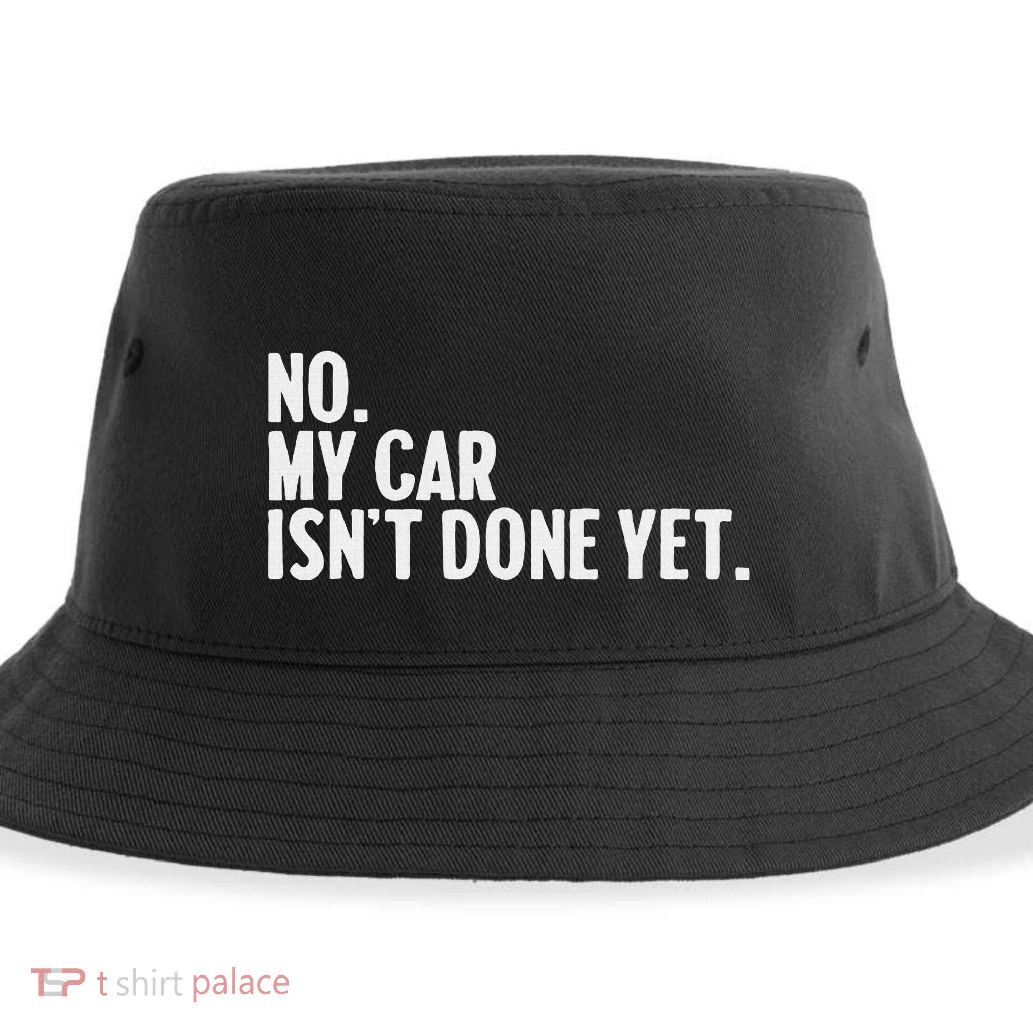 Auto Mechanic Garage Joke For Car Guy Lover Racer Enthusiast Sustainable Bucket Hat