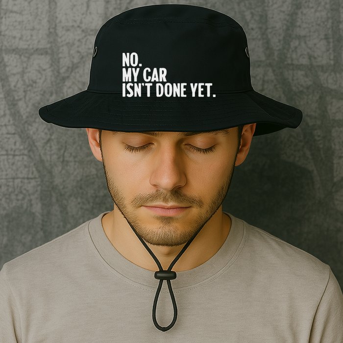 Auto Mechanic Garage Joke For Car Guy Lover Racer Enthusiast Bucket Hat