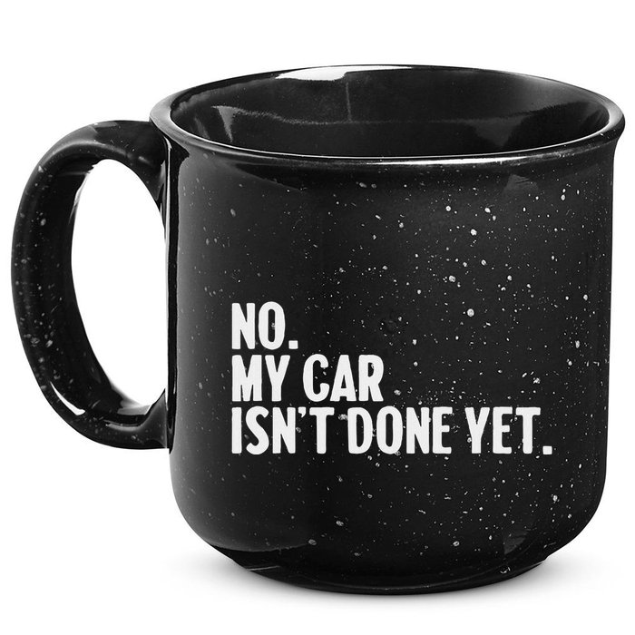 Auto Mechanic Garage Joke For Car Guy Lover Racer Enthusiast 15oz Campfire Ceramic Mug