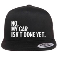 Auto Mechanic Garage Joke For Car Guy Lover Racer Enthusiast Flat Bill Trucker Hat
