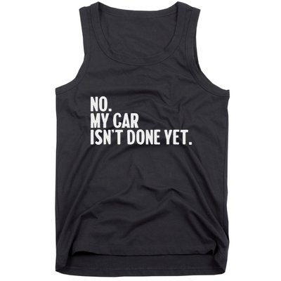 Auto Mechanic Garage Joke For Car Guy Lover Racer Enthusiast Tank Top