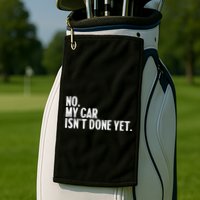 Auto Mechanic Garage Joke For Car Guy Lover Racer Enthusiast Golf Towel