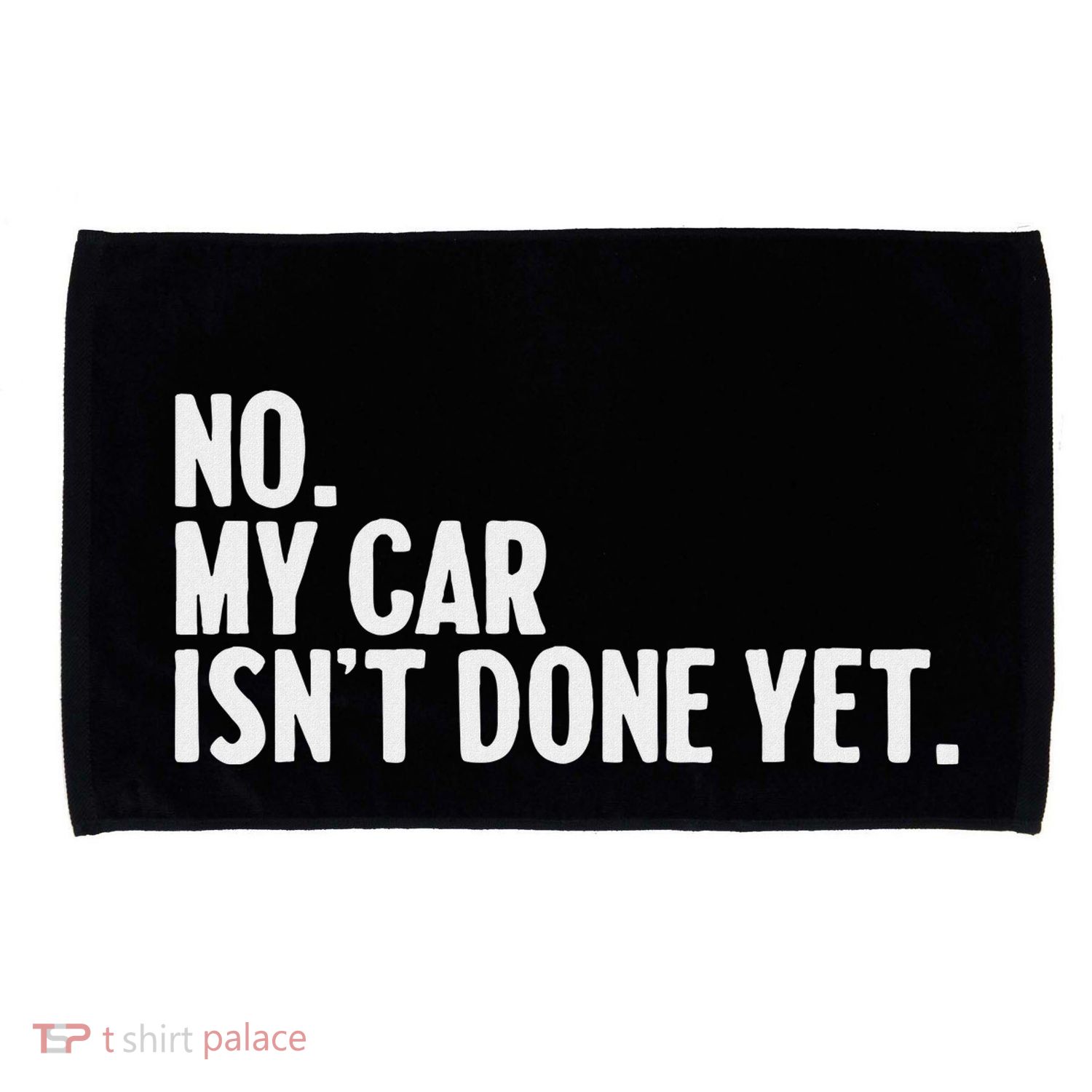 Auto Mechanic Garage Joke For Car Guy Lover Racer Enthusiast Microfiber Hand Towel