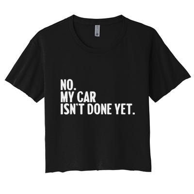 Auto Mechanic Garage Joke For Car Guy Lover Racer Enthusiast Crop Top