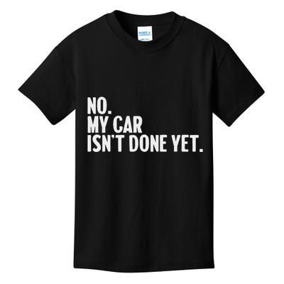 Auto Mechanic Garage Joke For Car Guy Lover Racer Enthusiast Kids T-Shirt
