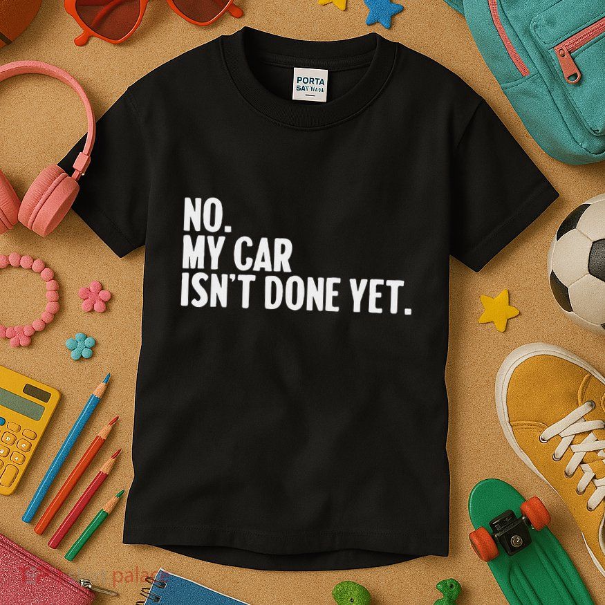 Auto Mechanic Garage Joke For Car Guy Lover Racer Enthusiast Kids T-Shirt