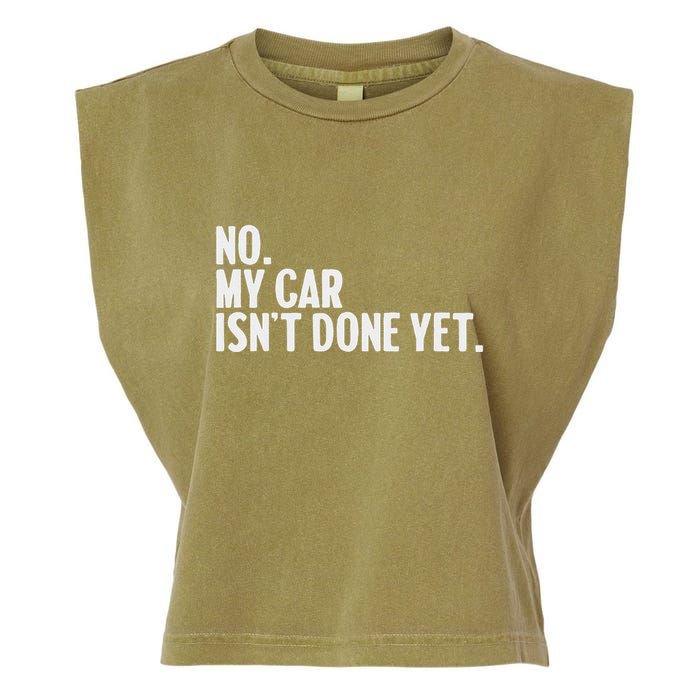 Auto Mechanic Garage Joke For Car Guy Lover Racer Enthusiast Garment-Dyed Women's Muscle Tee