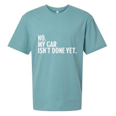 Auto Mechanic Garage Joke For Car Guy Lover Racer Enthusiast Sueded Cloud Jersey T-Shirt