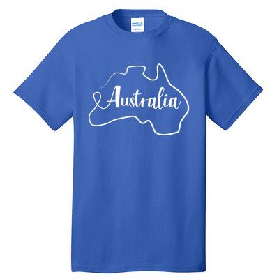 Australia Map Gift Tall T-Shirt