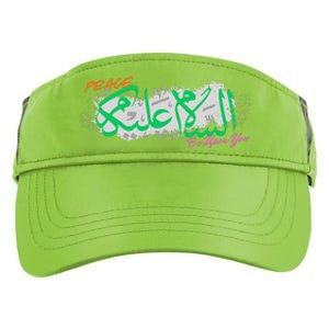 Assalamualaikoum Muslim Greeting Arabic Calligraphy Design Adult Drive Performance Visor