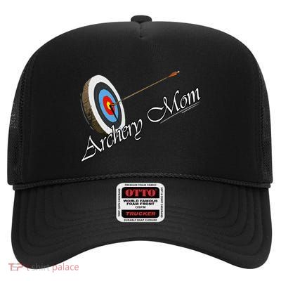 Archery Mom Gift High Crown Mesh Back Trucker Hat
