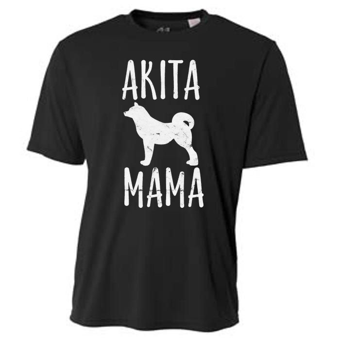 Akita Mama Gift Akita Mom Pet Dog Owner Mother Cooling Performance Crew T-Shirt