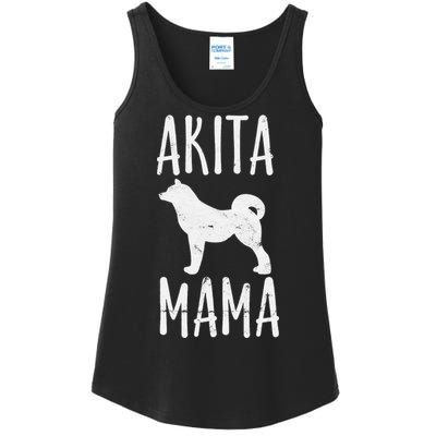 Akita Mama Gift Akita Mom Pet Dog Owner Mother Ladies Essential Tank