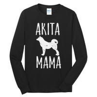 Akita Mama Gift Akita Mom Pet Dog Owner Mother Tall Long Sleeve T-Shirt