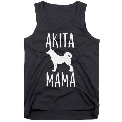 Akita Mama Gift Akita Mom Pet Dog Owner Mother Tank Top