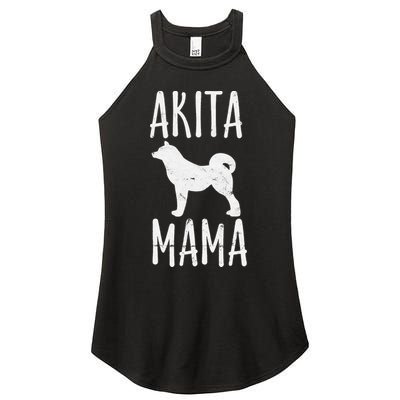 Akita Mama Gift Akita Mom Pet Dog Owner Mother Women's Perfect Tri Rocker Tank