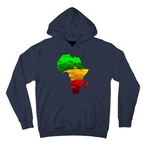 Africa Map Green Yellow Red Proud African Pride Juneteenth Hoodie