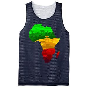 Africa Map Green Yellow Red Proud African Pride Juneteenth Mesh Reversible Basketball Jersey Tank