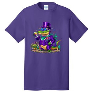 Alligator Mardi Gras Carnival Outfit For Males And Females Tall T-Shirt