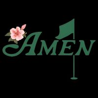 Amen Masters Golf Golfer Lover Team Impact Tech Backpack