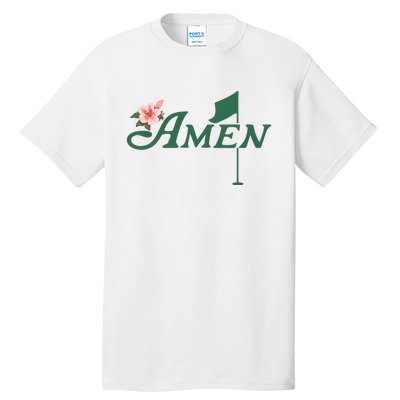 Amen Masters Golf Golfer Lover Team Tall T-Shirt