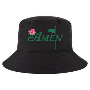 Amen Master Golf Azalea Tournament Pink Golfing Girl Flower Cool Comfort Performance Bucket Hat