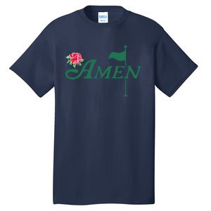 Amen Master Golf Azalea Tournament Pink Golfing Girl Flower Tall T-Shirt