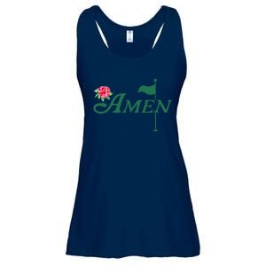 Amen Master Golf Azalea Tournament Pink Golfing Girl Flower Ladies Essential Flowy Tank