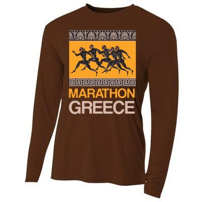 Athens Marathon Greece Cooling Performance Long Sleeve Crew