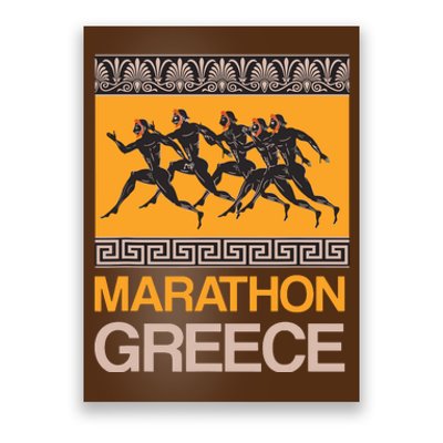 Athens Marathon Greece Poster