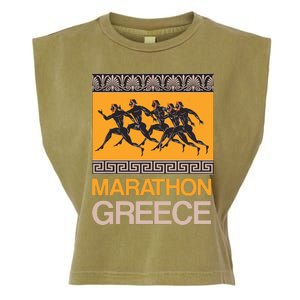 Athens Marathon Greece Garment-Dyed Women's Muscle Tee