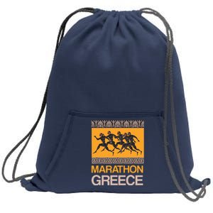 Athens Marathon Greece Sweatshirt Cinch Pack Bag