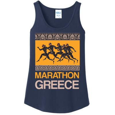 Athens Marathon Greece Ladies Essential Tank