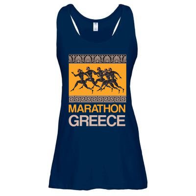 Athens Marathon Greece Ladies Essential Flowy Tank