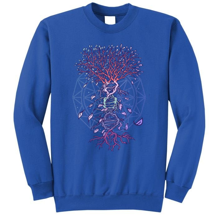 Abstract Madala Geometric Dna Tree Life Gift Esoteric Geometry Gift Sweatshirt