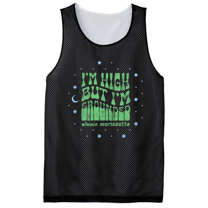 A.L.A.N.I.S M.O.R.I.S.S.E.T.T.E Grounded Mesh Reversible Basketball Jersey Tank