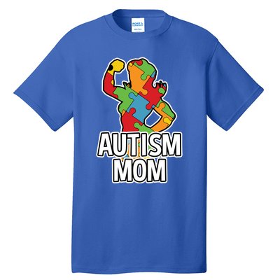 Autism Mom Gift Strong Mother Tall T-Shirt