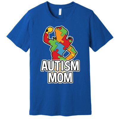 Autism Mom Gift Strong Mother Premium T-Shirt