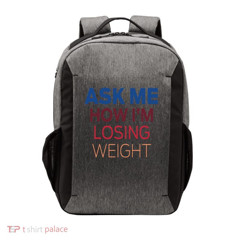 Ask Me How I'm Losing Weight Vector Backpack