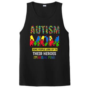 Autism Mom Heroes IM Raising Mine Autism Awareness For Mom Meaningful Gift PosiCharge Competitor Tank