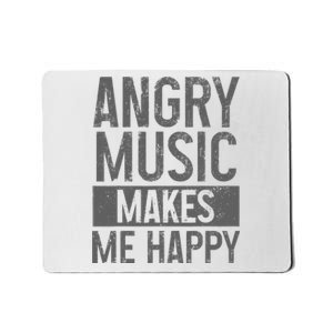 Angry Music Heavy Metal Death Metal Metalhead Metal Fan Mousepad