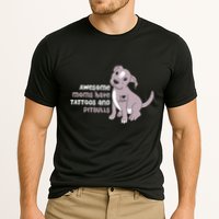 Awesome Moms Have Tattoos And Pitbulls Pit Bull Terrier Meaningful Gift Cooling Performance Crew T-Shirt