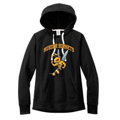 Angry Murder Hornets Women's Fleece Hoodie