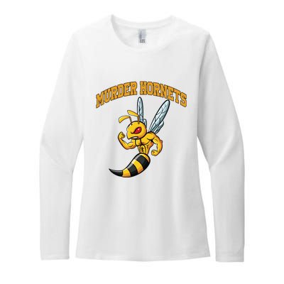 Angry Murder Hornets Womens CVC Long Sleeve Shirt