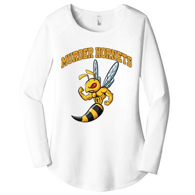 Angry Murder Hornets Women's Perfect Tri Tunic Long Sleeve Shirt