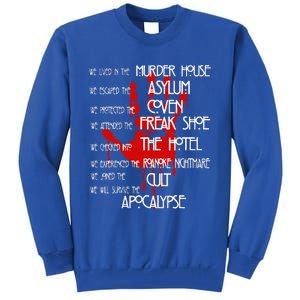 American Movies Horror Story Halloween Tall Sweatshirt