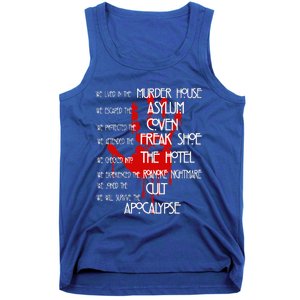 American Movies Horror Story Halloween Tank Top